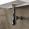 MEJE 16-Inch Wall Hung Basin Sink Combo, Small Cloakroom Basin,
