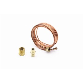 72" Copper Line Tubing Mechanical Oil Pressure Gauge Install Kit with Fittings