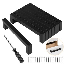 Pack of 8 Handles for Kitchen Handles, 128 mm, Furniture Handle, Stainless Steel, Kitchen Handles, Drawer Handles with Screws and Installation Tools, Suitable for Kitchen Cabinets, Kitchen, Furniture