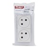 LEGRAND - Double Socket Pre-Wired with Earth Mosaic Surface Link