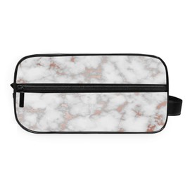 Marble Pattern Toiletry Bag Multifunction Cosmetic Bag Portable Makeup Pouch Waterproof Travel Hanging Organizer Bag for Women Men Girls