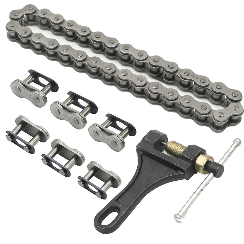 Zreneyfex 25310-400001-0000 420 Chain 32 Links 420 Chain Master Link