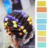 Hair Roller, Flexible Curling Rod Set with Comb, 8 Different