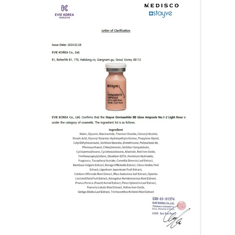 Stayve BB Shine Glow Customized Kit Booster and Pigments Mix