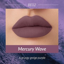 Kaleidos Cloud Lab Lip Clay | Velvety Matte, Lightweight & Long-Lasting, Rich & Buildable Color, Rave Makeup, Festival Makeup, Cosmetic Gift, Lipstick:_Mercury Wave