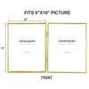 HIKWADERY 8x10 Picture Frame Double Hinged Folding, Elegant Thin Edge