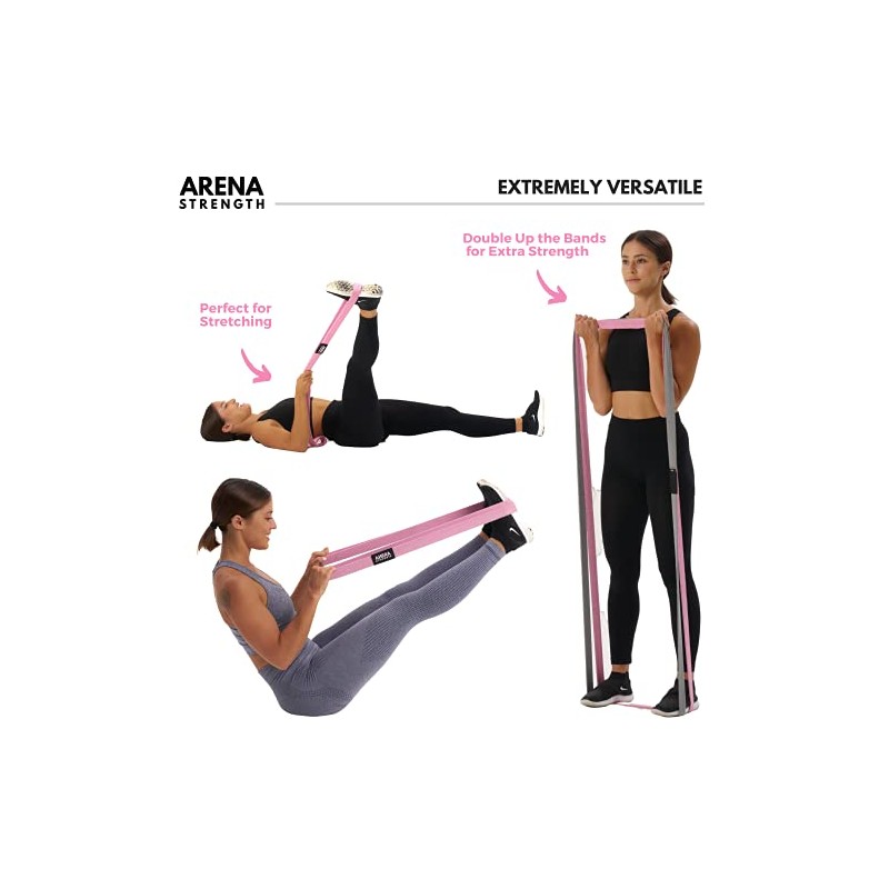 Arena Strength Long Fabric Resistance Bands - Full Body Resistance