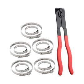 Zerodeko 1 Set Car Hose Clip Pliers Kit with Boot Clamps Adjustable Ear Boot Tie Plier Tool for Automotive Repairs Versatile Hose Clamp Suitable for Vehicles Distinctive Design