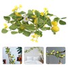 Levemolo Lemon Garland Simulation Rattan Decor Green Leaves Artificial Lemon