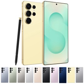 S25UItra 5G Smartphone 200MP Camera Snapdragon 800 Series 120Hz AMOLED >7" Display 120W Quick Charge Face Recognition Waterproofcolor: Purple, plug: UK, ram: 12g, storage capacity: 512 GB
