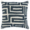 Kosas Home Mia 22x22 Knitted Cotton and Linen Throw Pillow