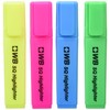 Whitebox Hi Glo Highlighter - Assorted Colours (Pack of 10)