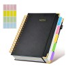 Libreta Universitaria Cuaderno Profesional 5 Color 300 Hoja Color Negro