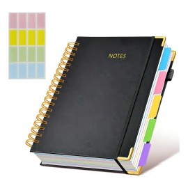 Libreta Universitaria Cuaderno Profesional 5 Color 300 Hoja Color Negro