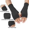 AWAVM Half Fingerless Gloves,Cashmere Fingerless Gloves, Winter Thermal Women Gloves,Comfortable