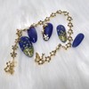 CHOK: 10 Purple Flavor Handmade Nail Tip - Square /