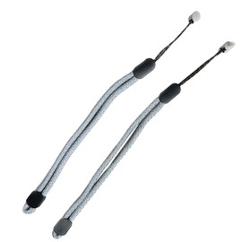 Improved Replacement Reflective Wrist Straps for Oculus Quest 2 Gen Controller, Sturdy Comfy Adjustable Hand Strap for Oculus, Easy Attach, and Perfect Fit White Resin Stopper for Oculus Controllers