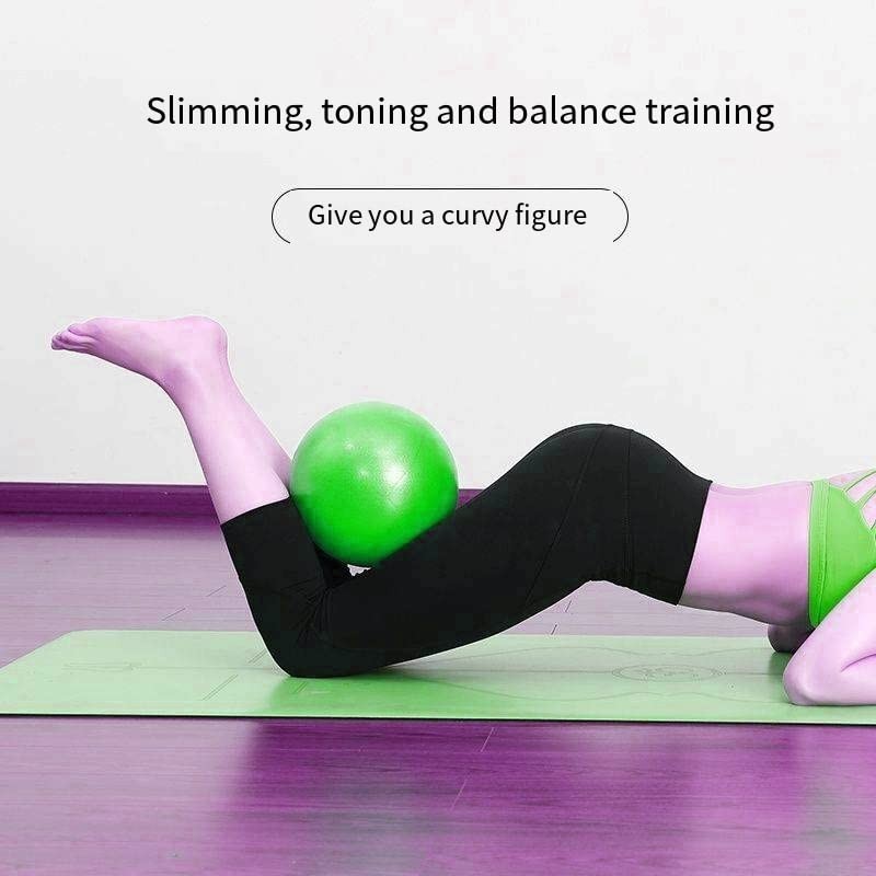 LORJE Small Exercise Ball, Yoga Ball，Mini Pilates Ball, 9 Inch