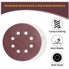 Haogo 50Pcs Sanding Discs,125mm 8 Holes Hook and Loop Sander