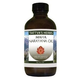 Maha Narayana Oil, Ayurveda Mahanarayana Oil for Muscle & Joint Support with Seseme Oil, Massage Oil for Massage Therapy, 4 oz Bottle, 25 Years of Premium Service