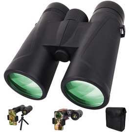 20x42 Binoculars for Adults High Powered with Phone Adapter and Tripod - Compact Waterproof Binoculars for Bird Watching Hunting Travel Hiking