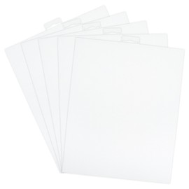 White Mesh Plastic Canvas Sheet, 5 PCS 14 Count Flexible Mesh Sheets, Mesh Sheets for DIY Crafts, Embroidery Making, Cross Stitch, Crochet Projects (8 x 11 Inches)
