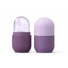 Rodillo de hielo facial, Hielo para Masaje Facial Reutilizable para ojos, cuello, rodillo de masaje facial de belleza para eliminar círculos oscuros, 