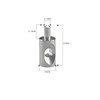 Compatible with Framed Shower Door Hinge Pin Replacement, 5/16" Stainless