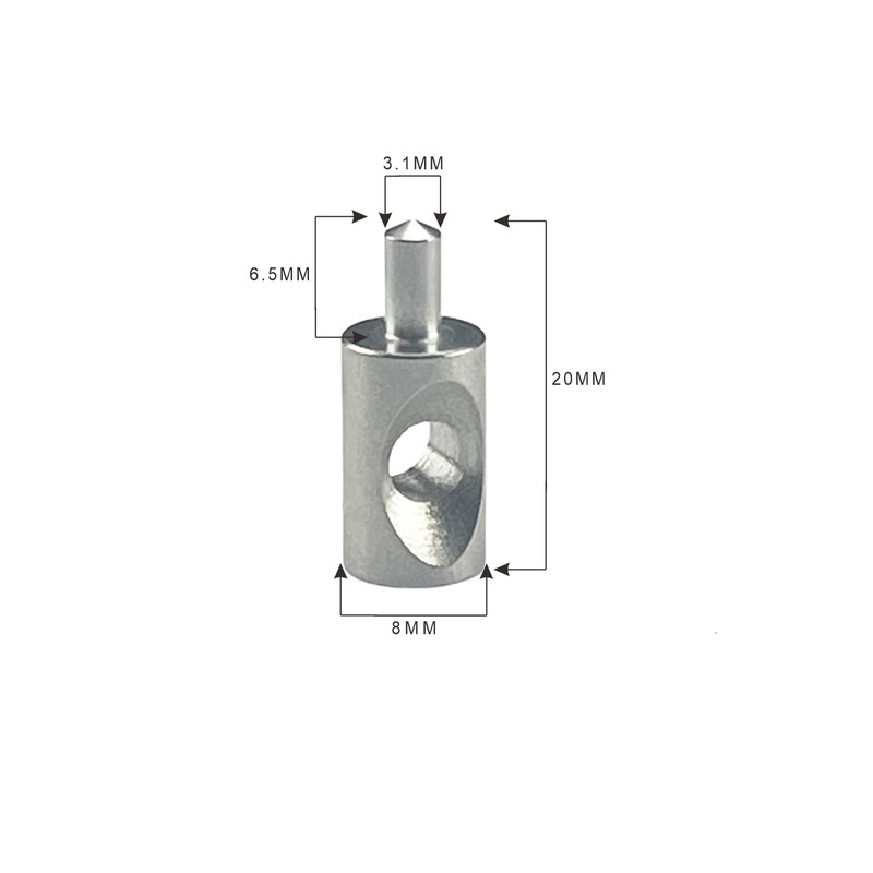 Compatible with Framed Shower Door Hinge Pin Replacement, 5/16" Stainless