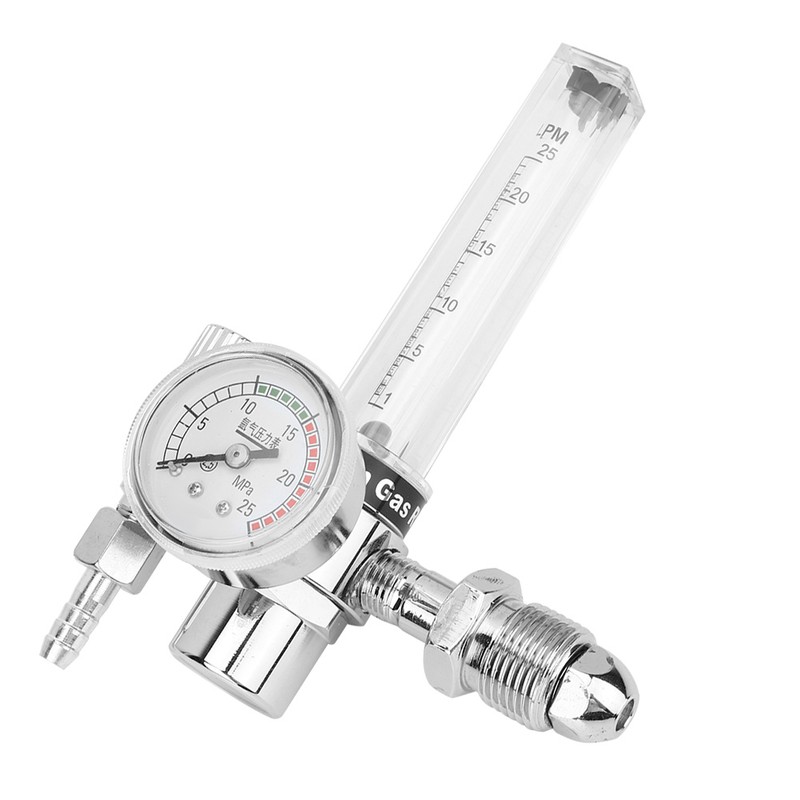 Argon Gas Pressure Reducer Argon Gas Meter Outlet Male Thread
