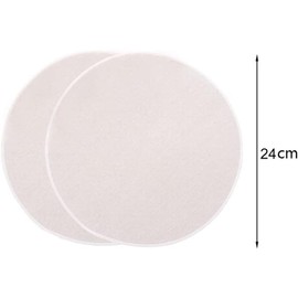 HSYTEK Cotton Steamer Cloth, Pack of 10 Bamboo Steamer Mat, Steamer Cloth, Steamer Mat, Round Steamer Mat, Filter Cloth