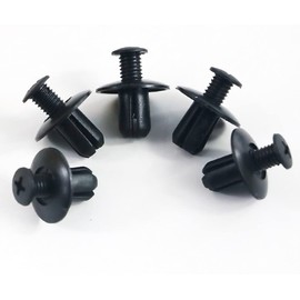 NINGFIST 10 PCS 8mm Hole Plastic Screw in Fastener Rivets Retainer Clips fit for Hyundai Kia 86590-28000