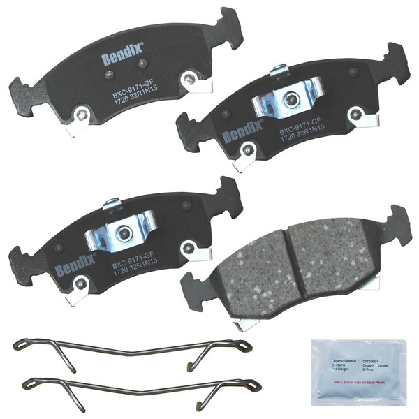 Bendix Bendix Priority1 CFC1720 Ceramic Front Brake Pads for Fiat