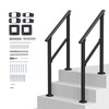 VEVOR Handrails for Outdoor Steps, 2 PCS 2 Step Stair