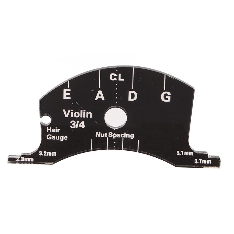 Violin Bridge Reference Tool Acrylic Accurate Violin Bridge Mold Fingerboard