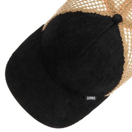 Djinns - Casual Cord'n Mesh Trucker Cap Mesh Cap Hat Cap Hat Caps, Black/Bisque