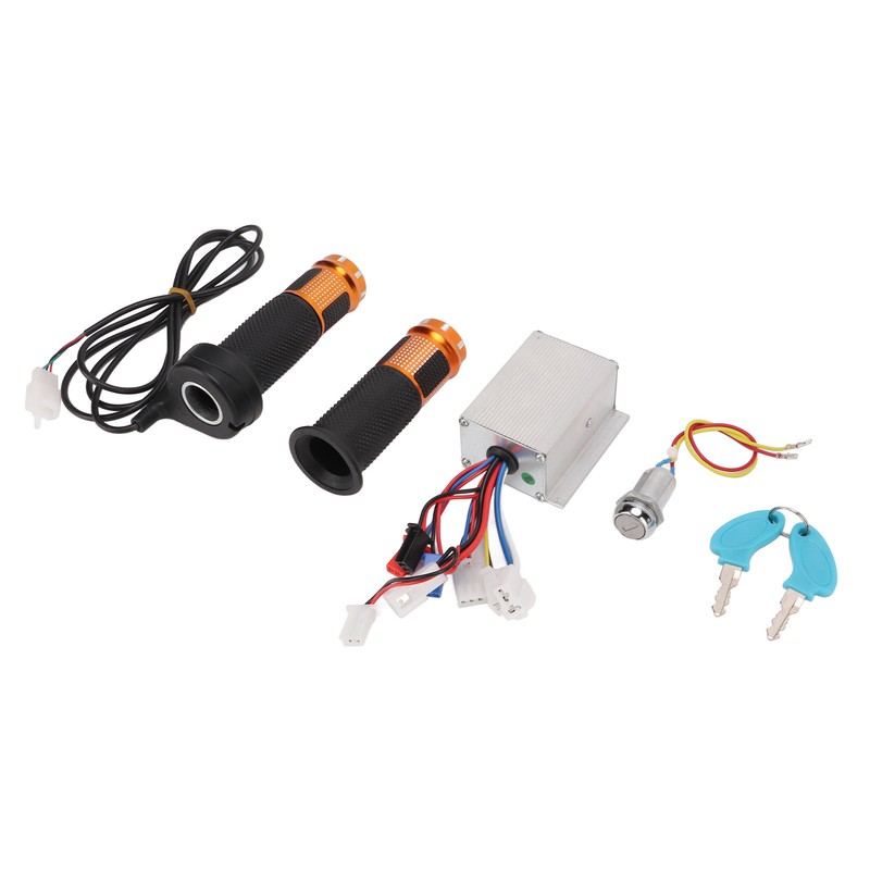 24V 250W Brushed Motor Speed Controller Throttle Grip Power Lock