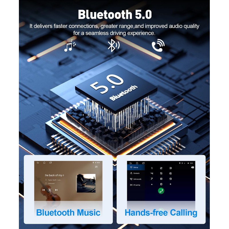 Leadfan Car Stereo Radio for Ford Focus 2012 2013 2014