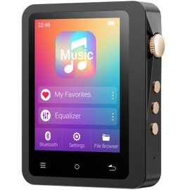 128GB HiFi MP3 Player with Bluetooth5.3 - MECHEN M33 High Res DSD Lossless Portable Music Player 2.8 inch Digital Audio Player Support up to 1TB