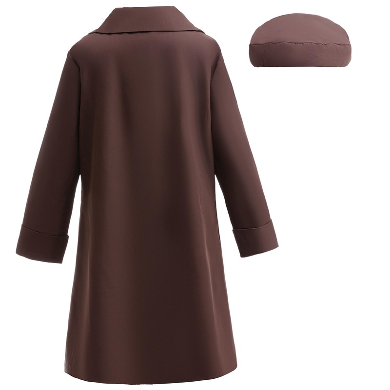 Coolproud American Historical Figures Rosa Parks Costume includes coat dress