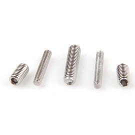 Yudesun Grub Screws Machine Threaded Screws - M1.6 M2 M2.5 Hexagonal Head Stainless Steel Hexagon Socket Fixings Cup Point Screw