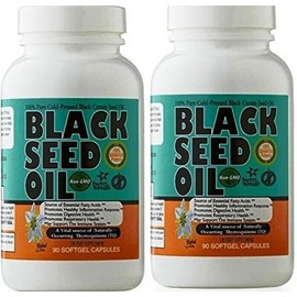 Sweet Sunnah 2X Black Seed Oil Softgel 90 Capsules 500 mg Exp date 3/27