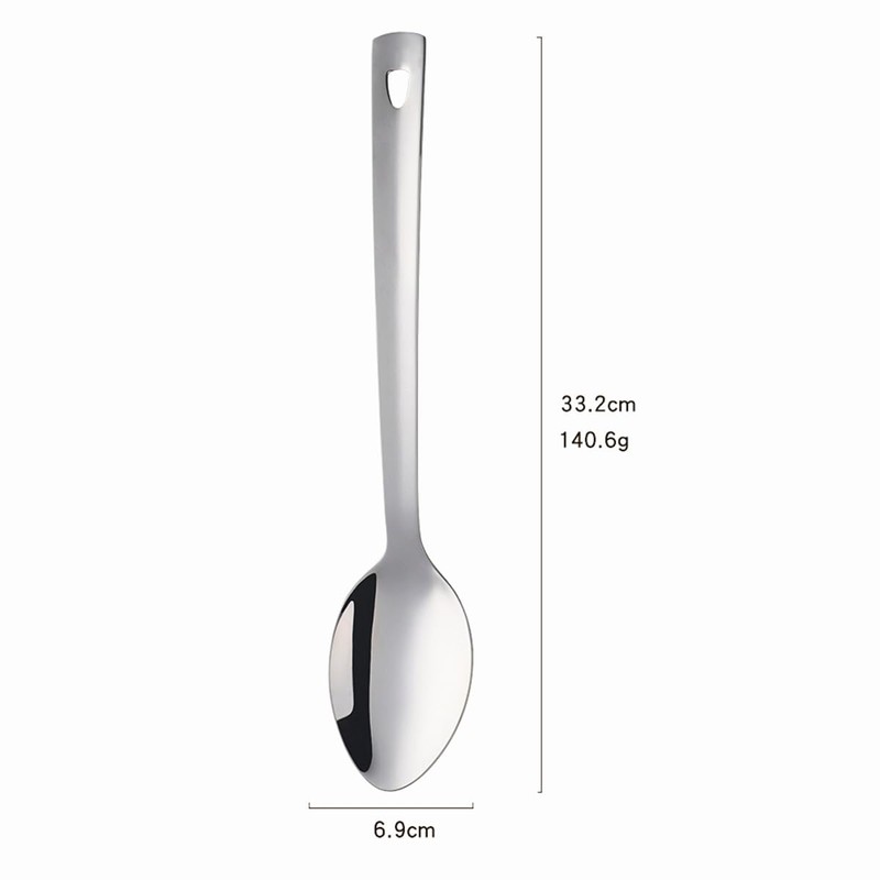 Large Serving Spoons Set,Stainless Steel Buffet Spoon,Long Handle Serving Spoons