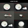 OUTOSS-LED Pallino for Light Up Bocce Ball Game,Size-50mm (2In.),Including Measuring