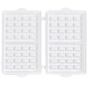 1 Set of Ceramic Waffle Plates Suitable for Syntrox Chef