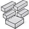 5-Pack Foldable Drawer Organizers for Underwear & Bras – Lightweight