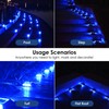 Solar Driveway Lights 16-Pack - 4 LED IP68 Waterproof Marine