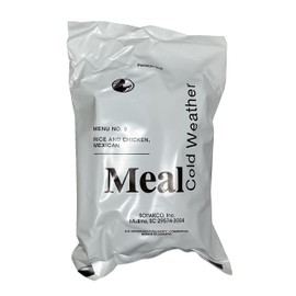 Cold Weather MRE Meal Ready to Eat USGI Menu #9 Rice and Chicken, Mexican