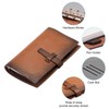YOKIVE PU Leather Journal, 1 Pcs A6 Refillable Notebook Lined