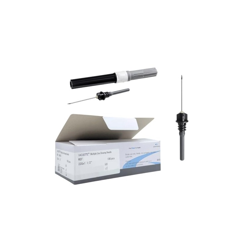 Agujas para Toma Múltiple NIPRO Vacuette 22G x 38 mm